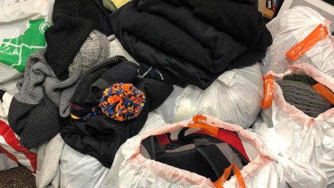 Photo of pile of clothing