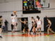 Photo of basketball player scoring a point