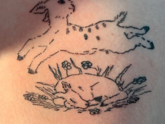 Photo of deer tattoo