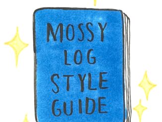 Mossy Log style guide Illustration