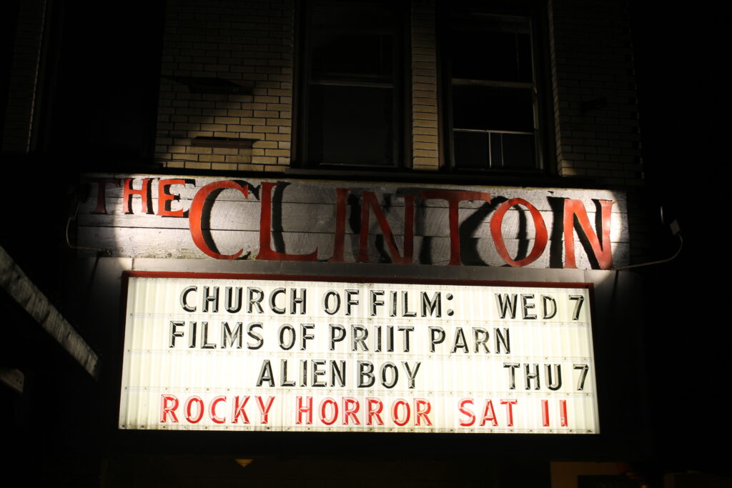 The Clinton Theater Sign